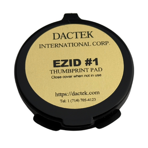 EZID #1 - 1.5" Rub-off Thumbprint Pad