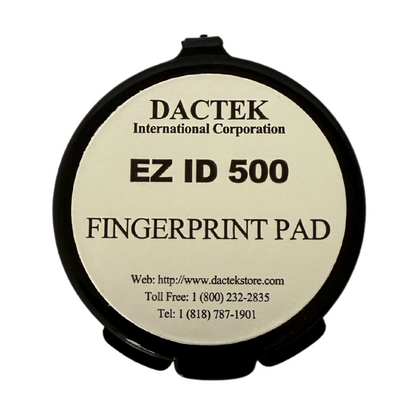 EZID #500 - 1.5" Rub-off Thumbprint Pad